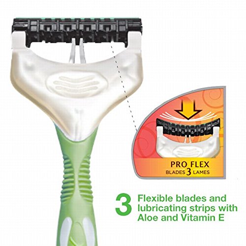 Schick Xtreme3 Women's Disposable Razors with Hawaiian Tropic Scented Handles, 4-Count (Pack of 2) Beauty and Personal Care Schick Quattro Womens