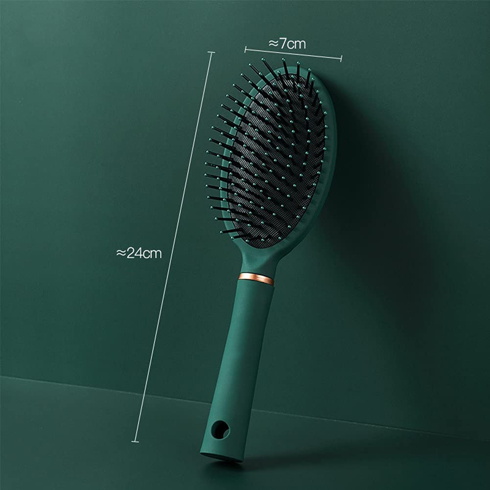Reazana Detangling Brush Anti-Static Detangler Hair Brushes with Silicone Cushion Base Blow Drying Comb Nylon Bristle Pins Fashion Massage Brush Wet Beauty & Personal Care RN BEAUTY
