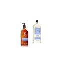 Bath & Body Works - Aromatherapy - Lavender Vanilla - Body Wash & Lotion - Set Beauty & Personal Care Bath & Body Works