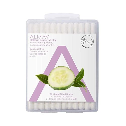 Almay Eye Makeup Remover Sticks with Aloe, Oil Free, Hypoallergenic-Fragrance Free, Dermatologist & Ophthalmologist Tested, 24 Count (Pack of 1) Beauty & Personal Care Almay