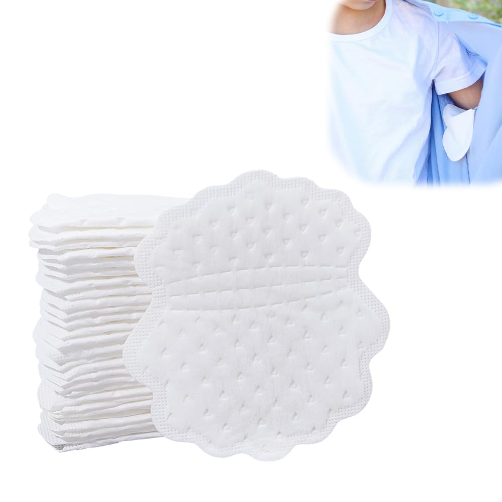 DICOSMETIC 120Pcs Underarm Sweat Pads Armpit Sweat Pads for Women and Men Disposable Dress Guards Comfortable Non Visible Unflavored Beauty and Personal Care DICOSMETIC