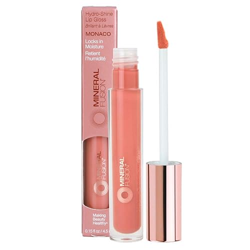 Mineral Fusion HydroShine Lip Gloss s, Monaco, 0.15 Ounce Beauty & Personal Care Mineral Fusion