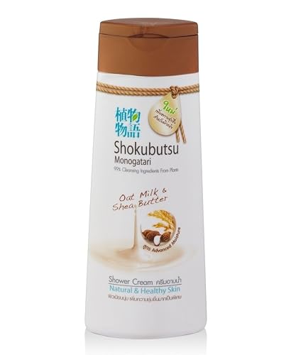 Shokubutsu Monogatari Oat Milk & Shea Butter Shower Cream 220ml Beauty & Personal Care Shokubutsu Monogatari