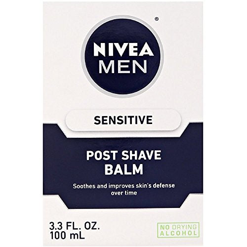 NIVEA FOR MEN Sensitive Post Shave Balm 3.30 oz (Pack of 12) Beauty and Personal Care NIVEA MEN