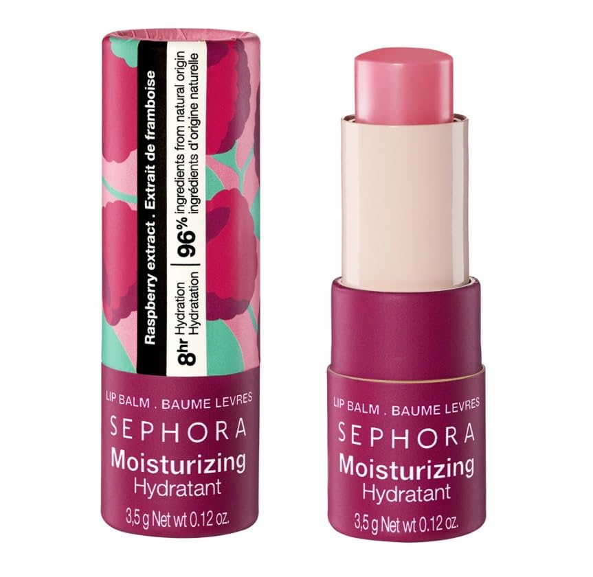 Sephora Moisturizing Raspberry Lip Balm Beauty and Personal Care SEPHORA