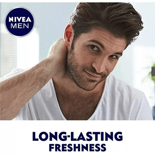 NIVEA Men Silver Protect Roll-On Deodorant, Long-Lasting Freshness, Quick Dry, 50ml, Gentle on Skin, Men’s Body Care, Fresh Scent, Pack Of 2 Beauty and Personal Care NIVEA