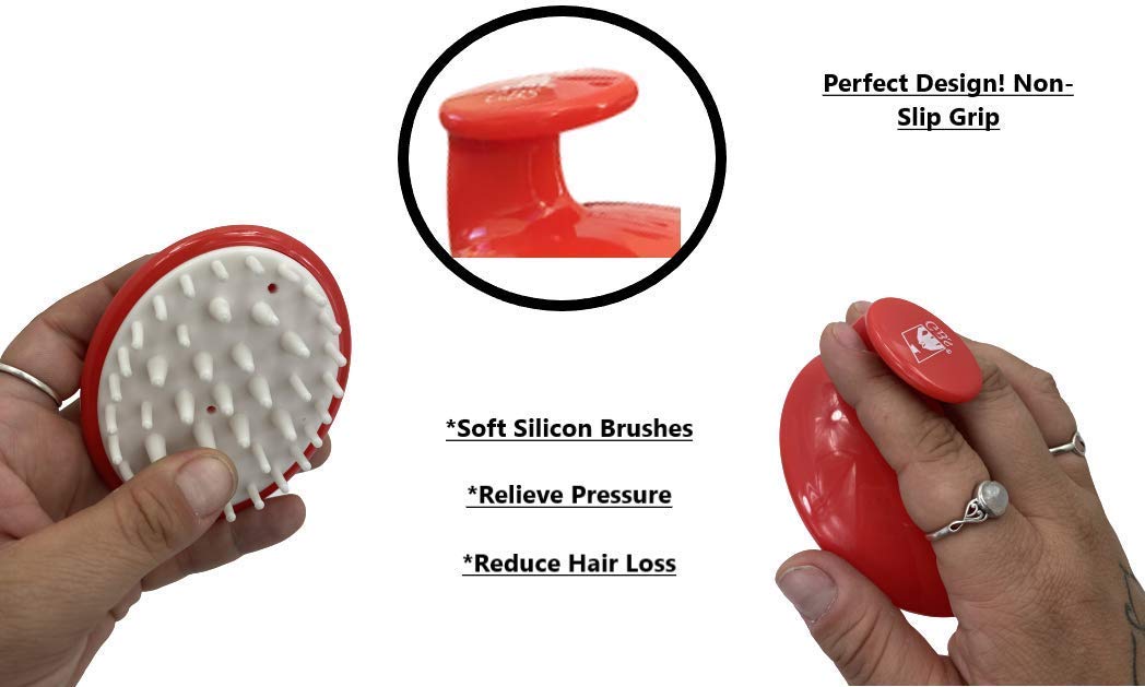 G.B.S Detangling, Shower, Scalp, Pocket Hair Brush and Comb Set, Portable Hair Shampoo Massager, 10 Pieces Beauty and Personal Care G.B.S