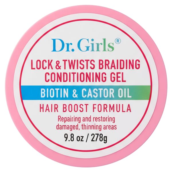 Dr Girls Super Grow Loc & Twists Braiding Conditioning Gel/9.8oz/ Extra Mega Hold (Peach) Beauty & Personal Care R&B Collection