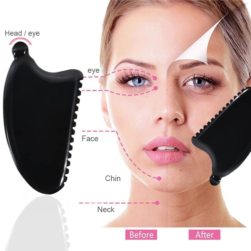Gua Sha Face Massager Gua Sha Bian Gua Sha Stone Facial Body Lymphatic Drainage Massager Wildling Guasha Tool Face Sculptor Tool Beauty & Personal Care Oarkive