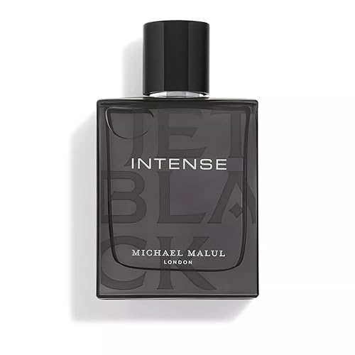 Michael Malul Jet Black Intense Eau de Parfum for Men - 100ml | 3.4oz Beauty & Personal Care Michael Malul