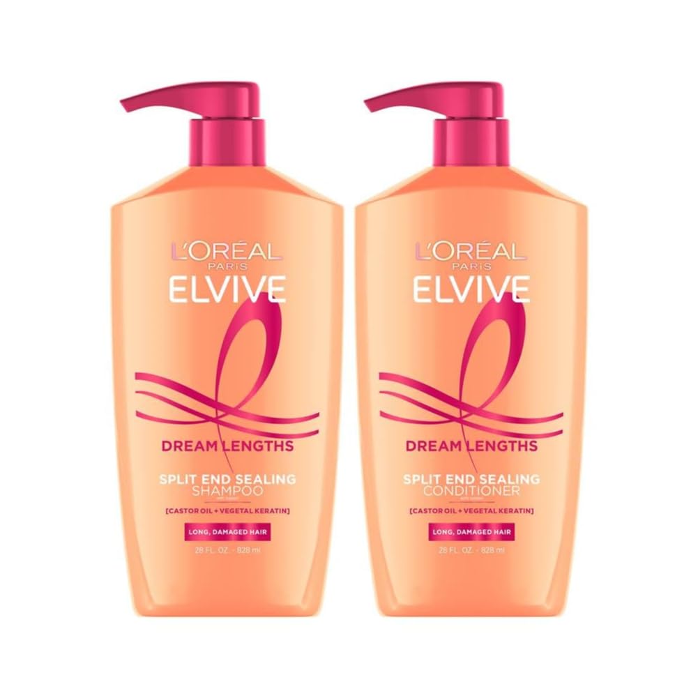 L'Oreal Paris Elvive Dream Lengths Shampoo and Conditioner Kit, Paraben Free, 1 kit Beauty & Personal Care L'Oreal Paris