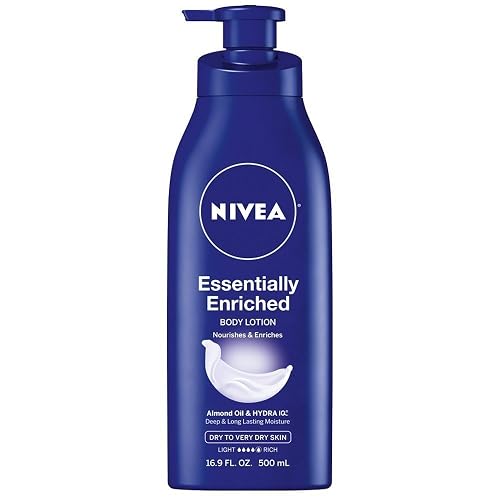 NIVEA Essentially Enriched Body Lotion 16.9 oz (Pack of 4) - Packaging May Vary Beauty & Personal Care NIVEA