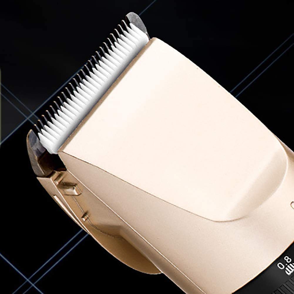 GLESVOWIO Hair Clipper Rechargeable Professional Electric Power Display Razor Child Adult Cordless Trimmer for Style Haircutting At Home-Gold Beauty and Personal Care GLESVOWIO