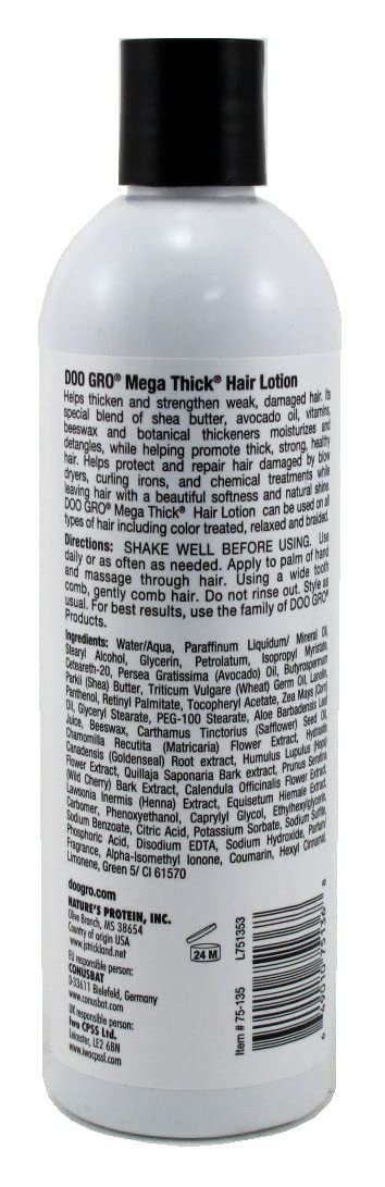DOO GRO Hair Lotion Mega Thick 12 Ounce (355ml)