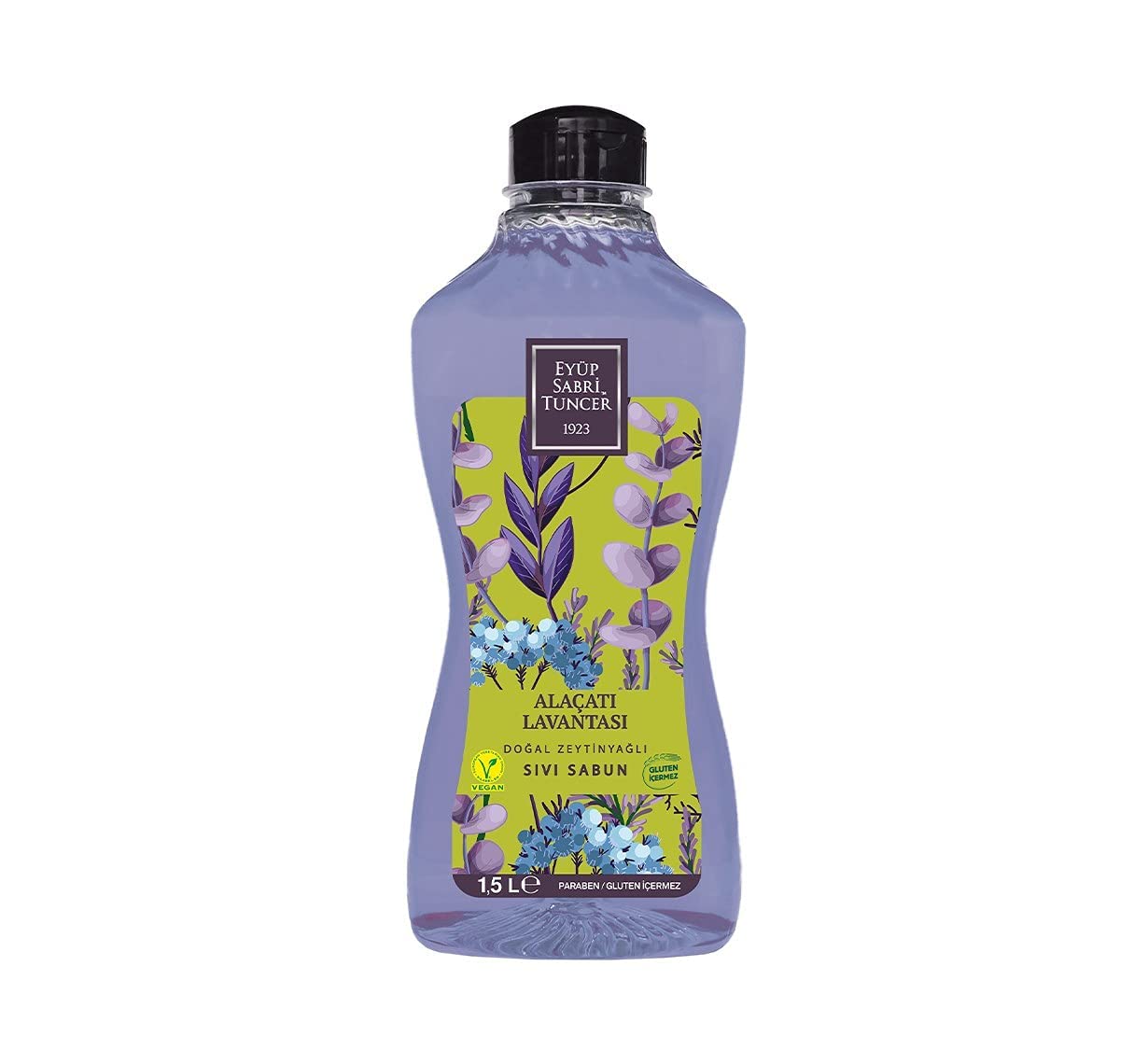 EST Eyup Sabri Tuncer 1923 - Natural Soap Series (Liquid Alacati Lavender -Natural Olive Oil, 1500ml) Beauty & Personal Care EST