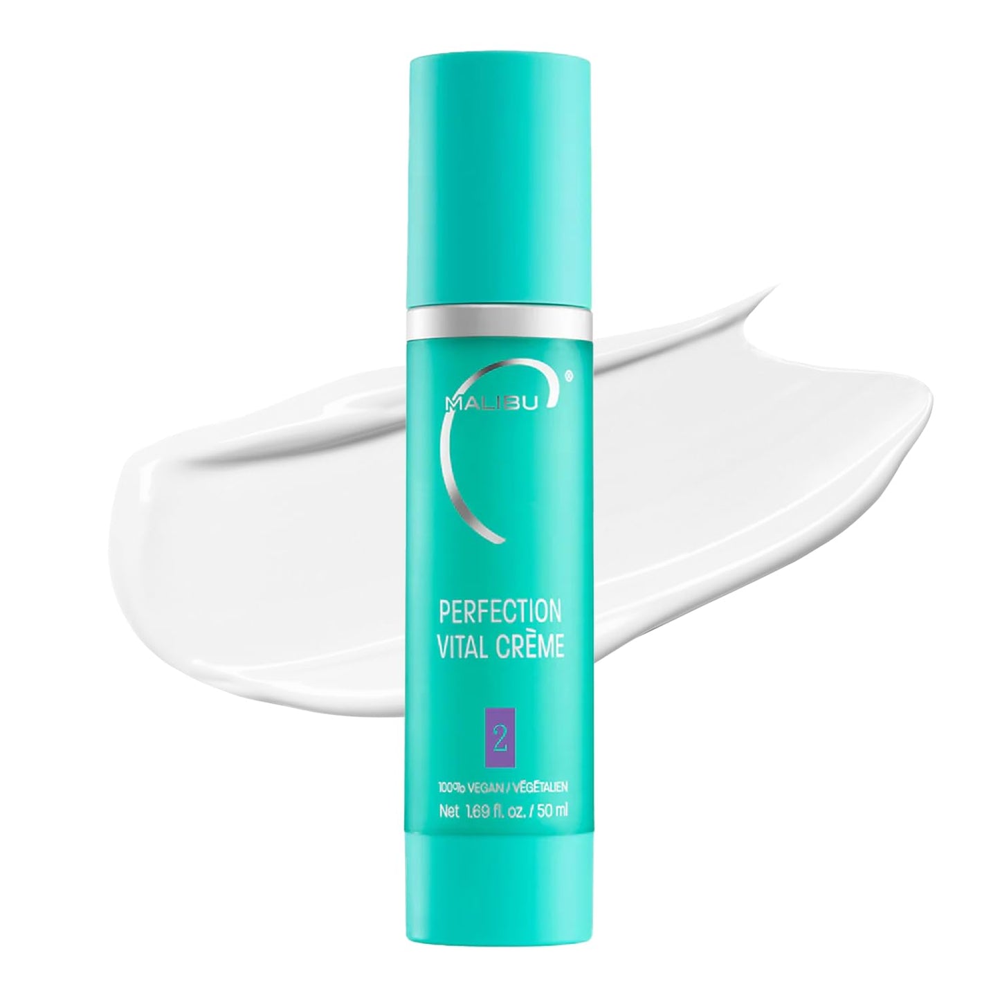 Malibu C Perfection Vital Crème - Daily Face Moisturizer for Dry Skin with Peptide & Pro Vitamin B5 - Hydrating Moisturizer for Fine Lines, Wrinkles Beauty & Personal Care Malibu C