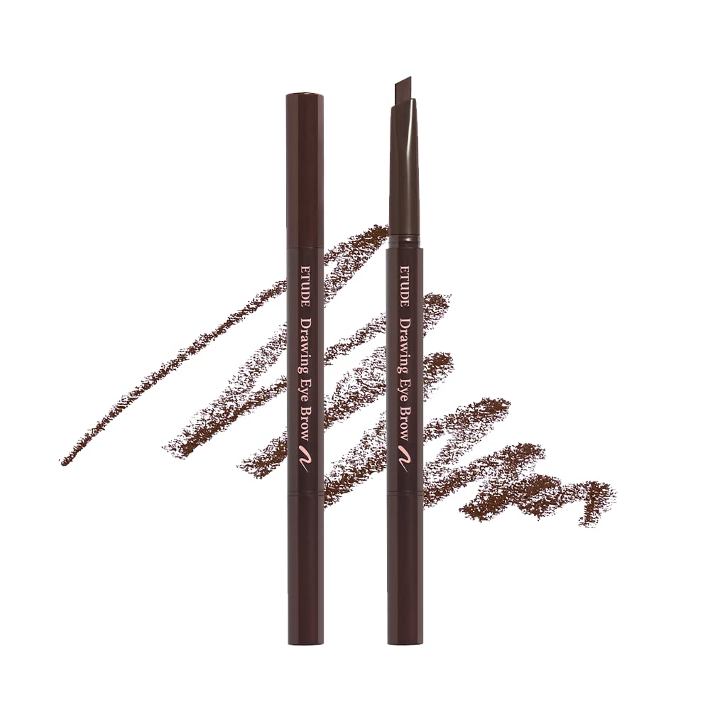 ETUDE Drawing Eye Brow, Eyebrow Pencil, Microblading, Long Lasting, Soft Textured Natural Daily Look, Korean Makeup, Beauty, Brown (0.008 Ounce) Beauty and Personal Care ETUDE Default Title