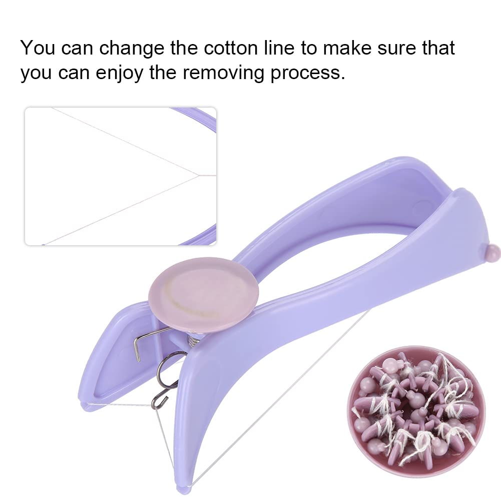 Facial Hair Removal for Women Facial Neck Hair Removel Cotton Threading Epilator Hair Removing Tool with 10 Cotton Lines (glasses case) Beauty and Personal Care Uxsiya