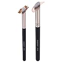 ENERGY Foundation Brushes Set - Angled Brush & Mini Concealer Brush Premium Synthetic Eye Makeup Bushes for Blending Liquid Foundation Cream Powder Beauty & Personal Care ENERGY