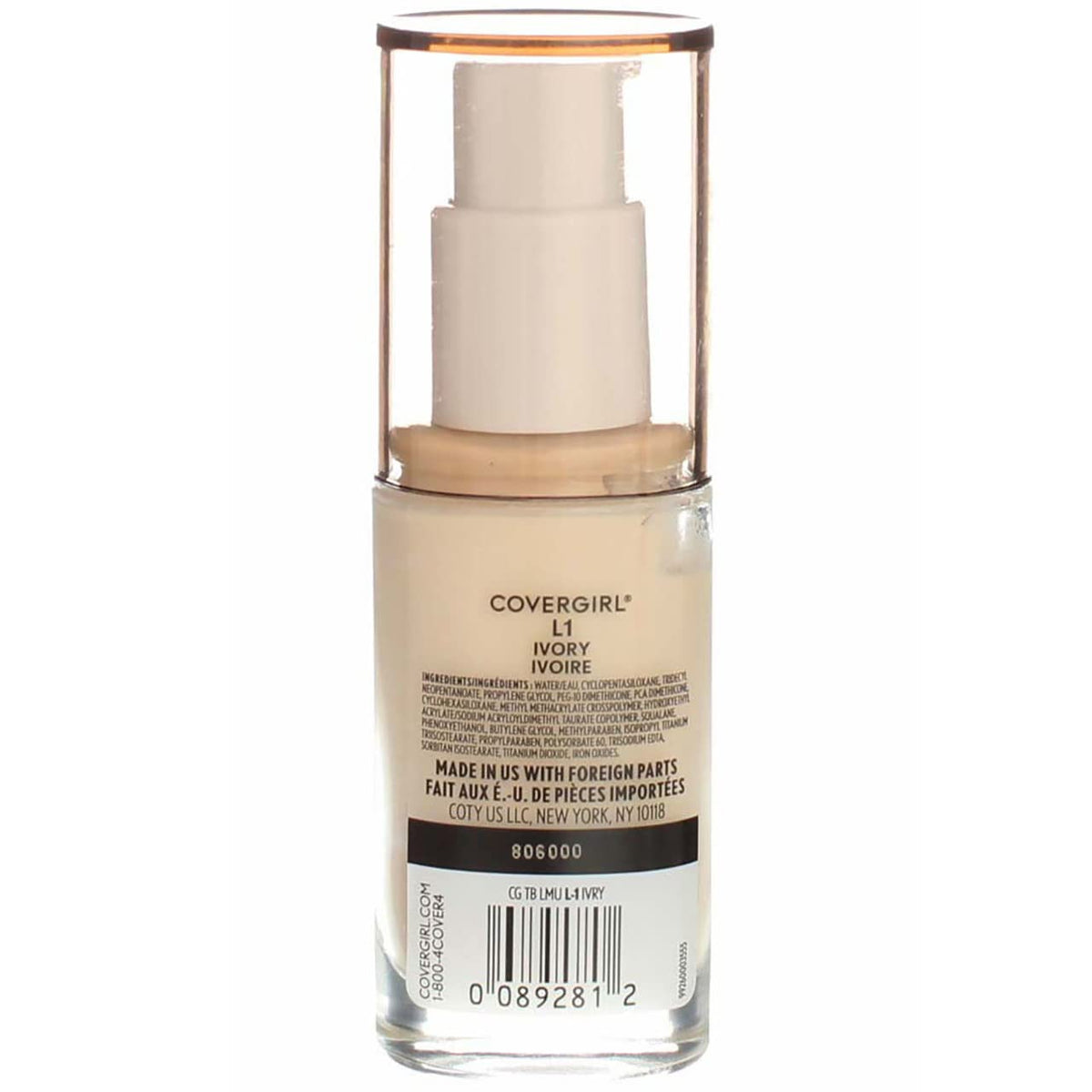 Cover Girl Trublend Liquid Foundation Ivory L1 - Pack of 2 Beauty & Personal Care COVERGIRL