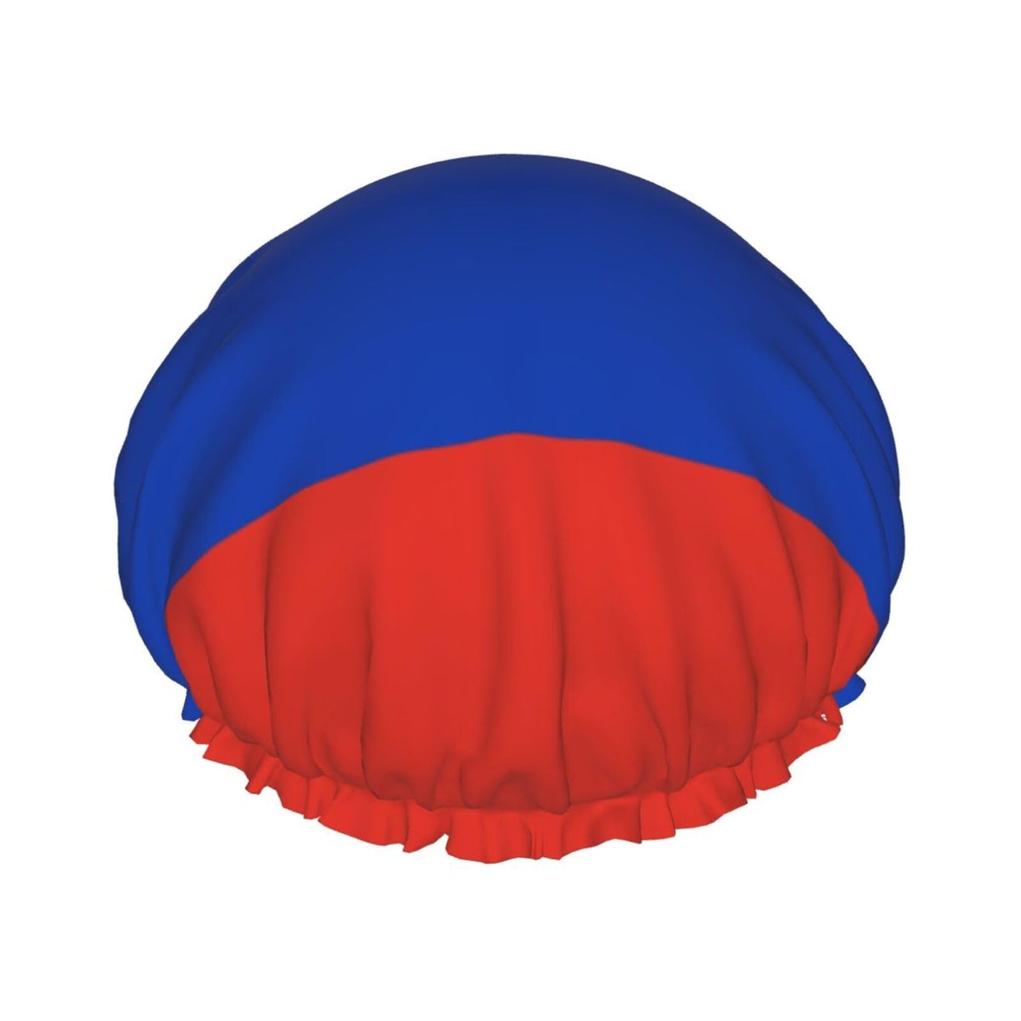 Russia Flag Prints Shower Cap Double Layer Lined Waterproof Bathing Shower Hat Beauty and Personal Care Hayyett