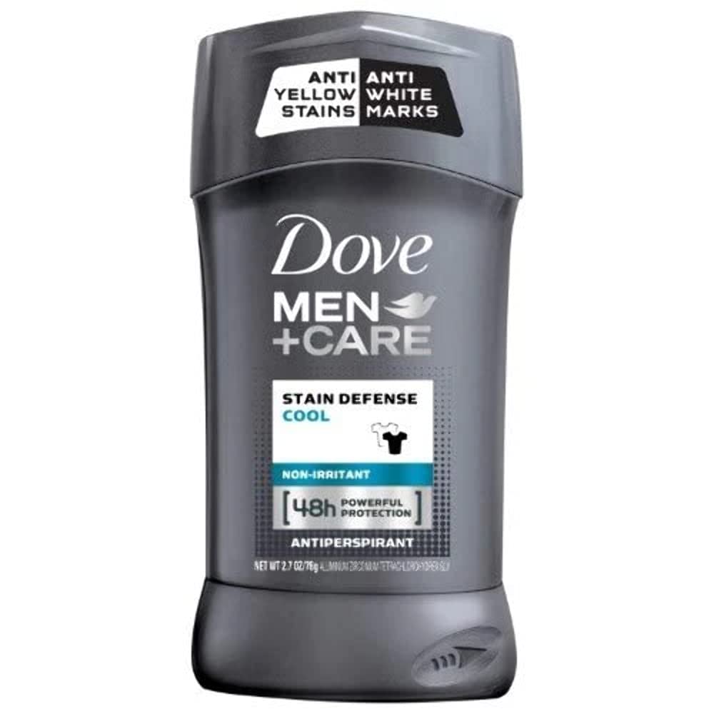 Dove Men+Care Antiperspirant Deodorant Stick Stain Defense Cool 2.7 (Pack of 4) Beauty and Personal Care Dove