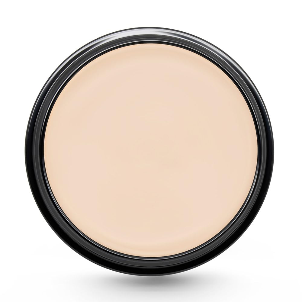 Graftobian HD Glamour Crème Foundation 1/2oz, Weightless Full Coverage Makeup, 65 Inclusive Shades, For All Skin Types, Natural or Full-Glam Looks,