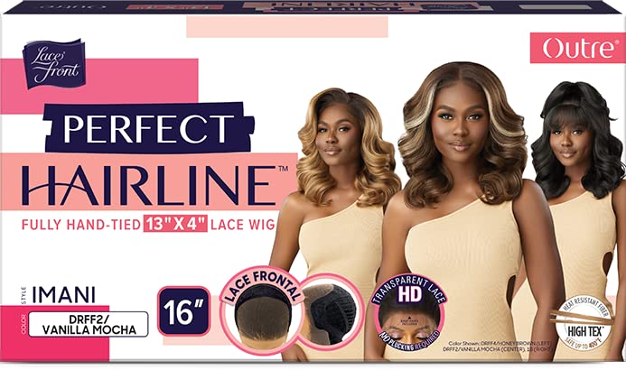 Outre Lace Front Wig - Perfect Hair Line 13X4 - Imani (DRFF RED VELVET)