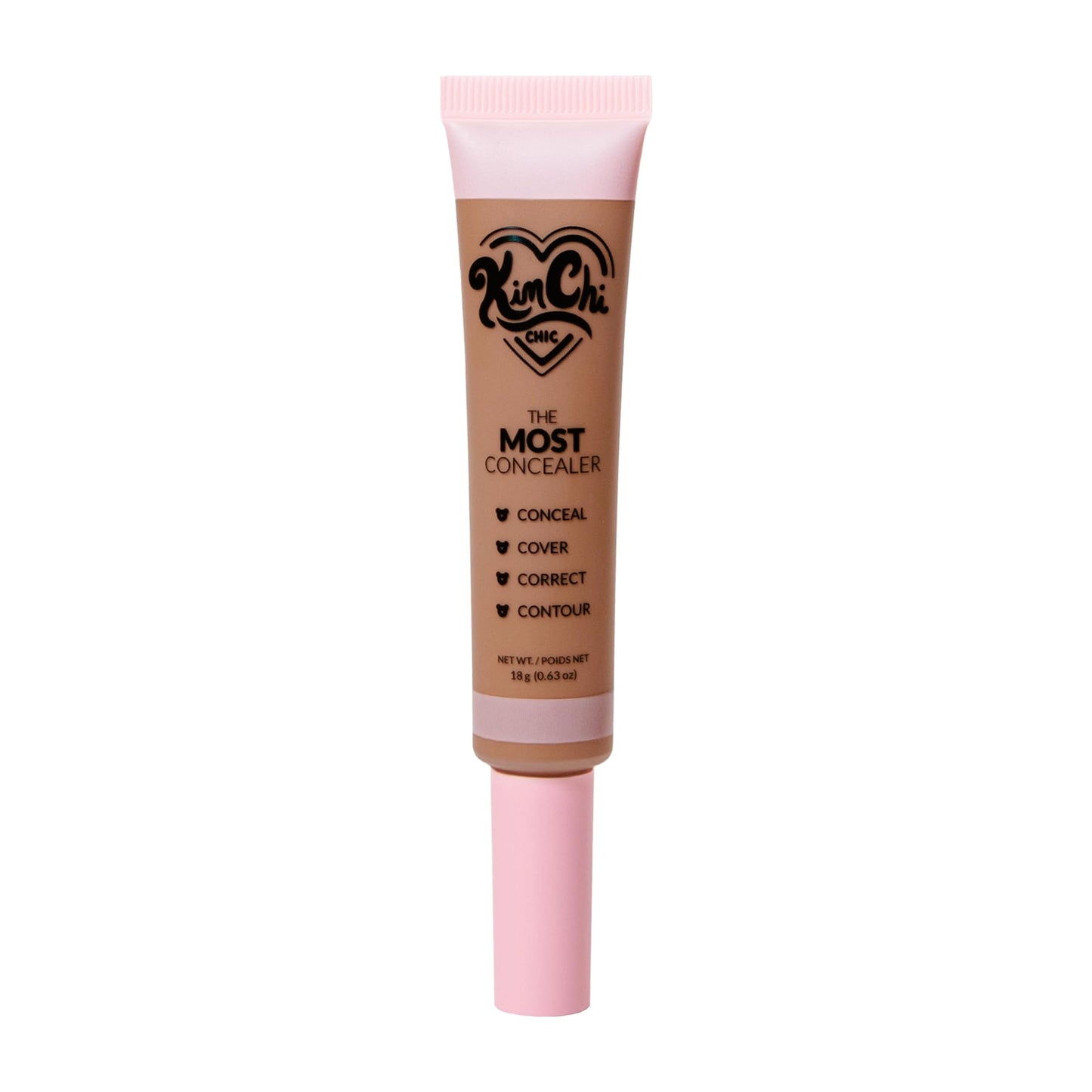KimChiChic Beauty The Most Concealer | Full Coverage Water Resistant Multi-Use Concealer | Conceal, Correct, Contour & Highlight | Matte Satin Hybrid Beauty & Personal Care Kimchi Chic