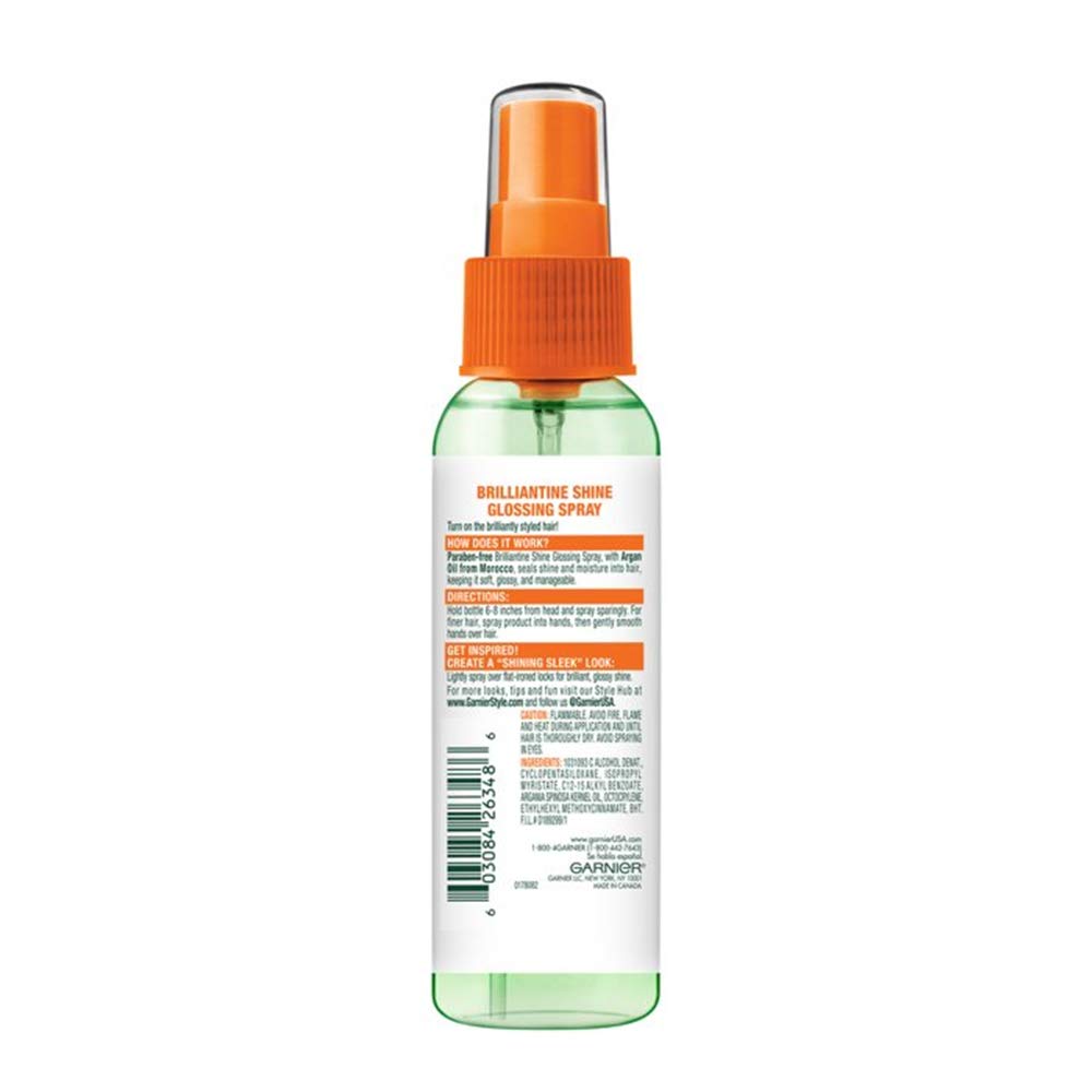 Garnier Fructis Style Brilliantine Shine Glossing Spray 3 Oz (Pack of 6) Beauty & Personal Care Garnier