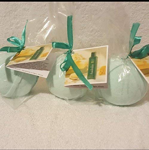 Spa Pure BADEDAS Bath Bombs - 3 XL Fizzies, Ultra-Moisturizing, Natural, Organic, Made with Shea, Mango and Cocoa Butter Beauty & Personal Care Spa Pure