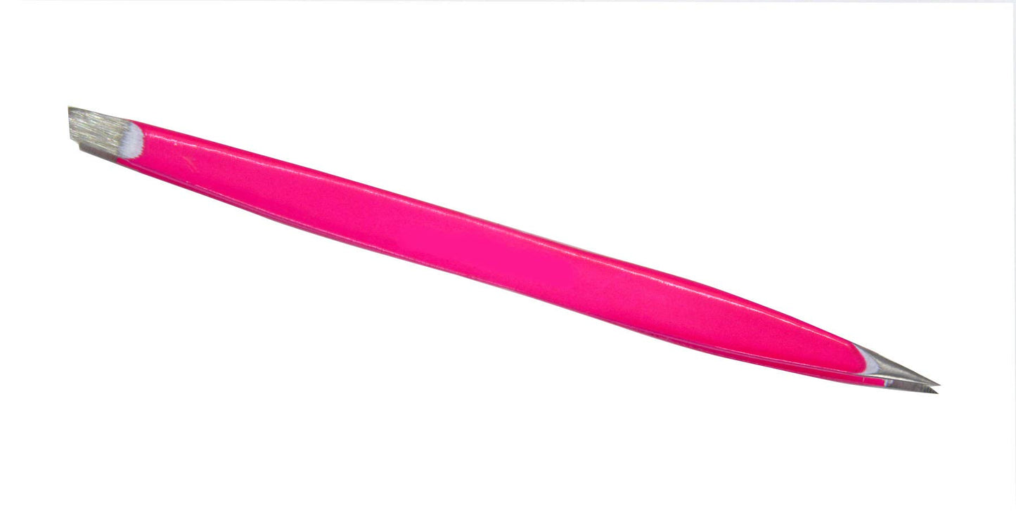 Body Toolz Neon Hot Pink Double End Tweezer Beauty and Personal Care Body Toolz