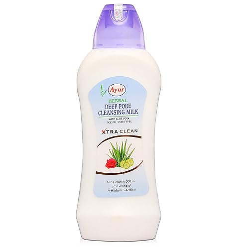 Ayur Herbal Deep Pore Cleansing Milk 100ml 3.3oz (Pack of 3) Beauty & Personal Care Ayur