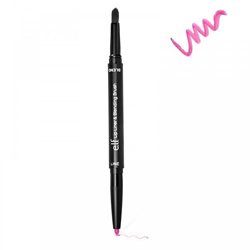 e.l.f. Lip Liner and Blending Brush, Fuchsia, 0.1 Ounce Beauty & Personal Care e.l.f.