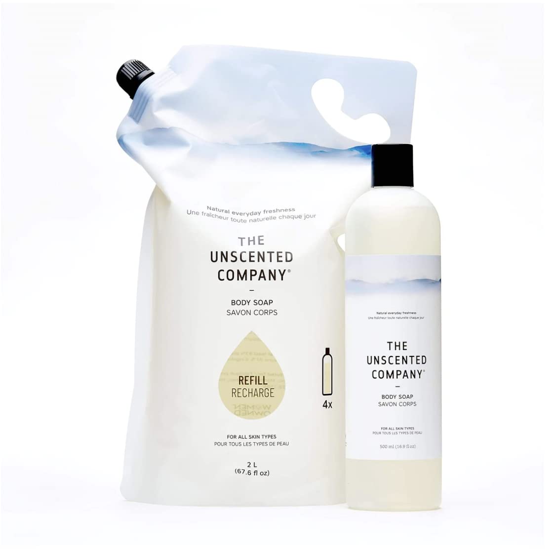 The Unscented Company Unscented Body Soap Refill, 67.6 FZ Beauty & Personal Care The Unscented Company