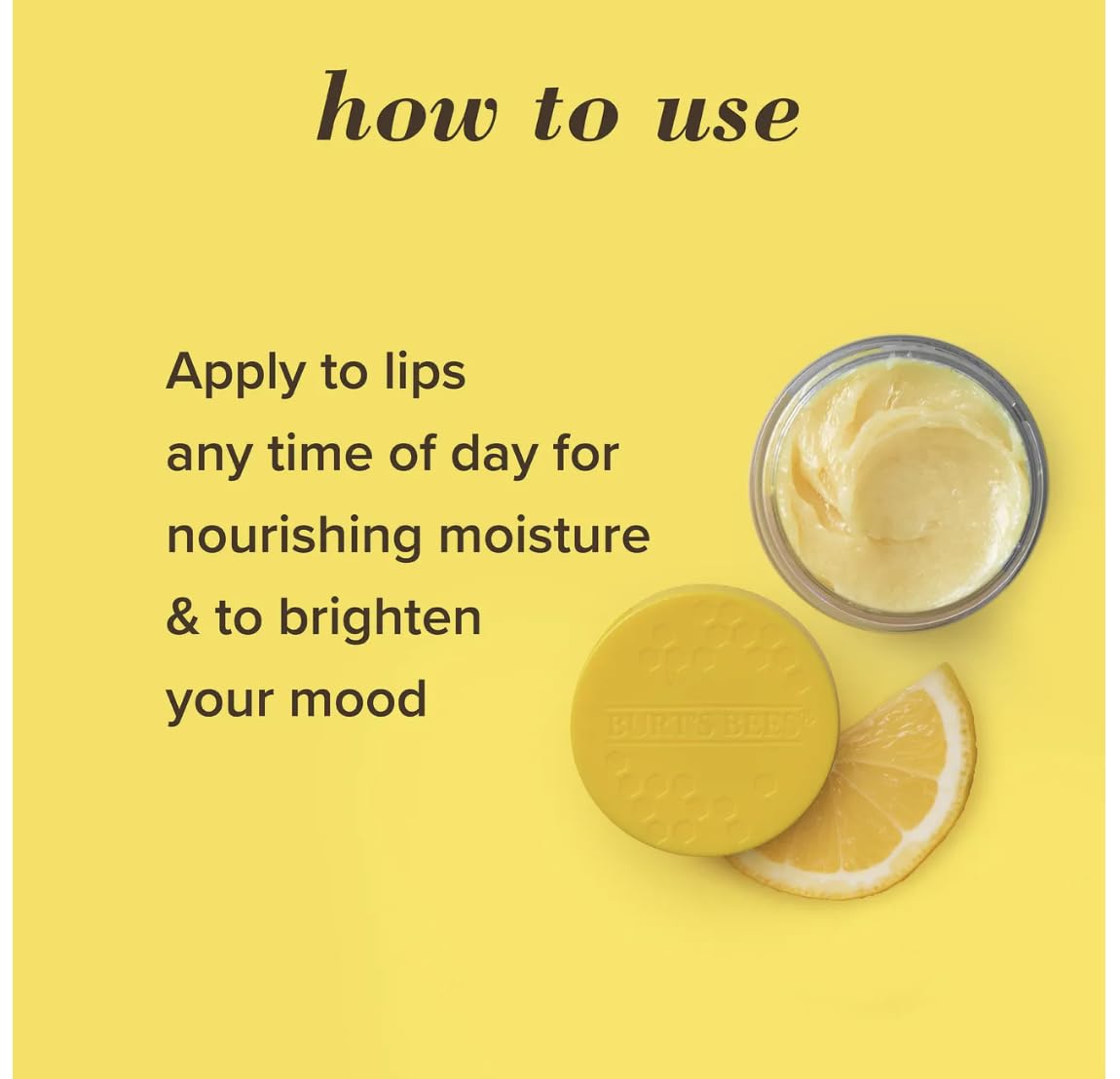 Burt's Bees 100% Natural Origin Lip Treatment with Sea Minerals Sweet Mint (Lemon Sorbet) - Hydrating, Moisturizing, Nourishing, Uplifting Lip Balm Beauty & Personal Care Burt's Bees