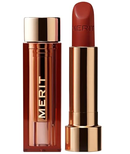 Merit Signature Lip Lightweight Satin Lipstick Cabo, 1 Count (Pack of 1) Beauty & Personal Care Merit