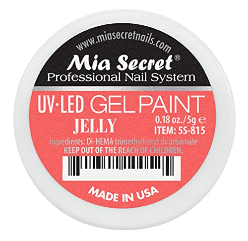Mia Secret Professional Nail System UV/LED Gel Paint - 5 grams (Jelly) Beauty & Personal Care Mia Secret