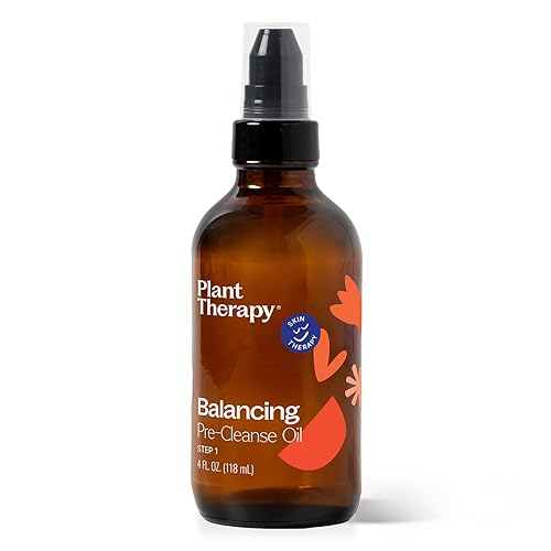Plant Therapy Balancing Pre-Cleanse Oil (Oil Facial Cleanser for Normal/Dry Skin) 4 oz, Gently Removes Dirt, Makeup & Other Impurities Beauty & Personal Care Plant Therapy