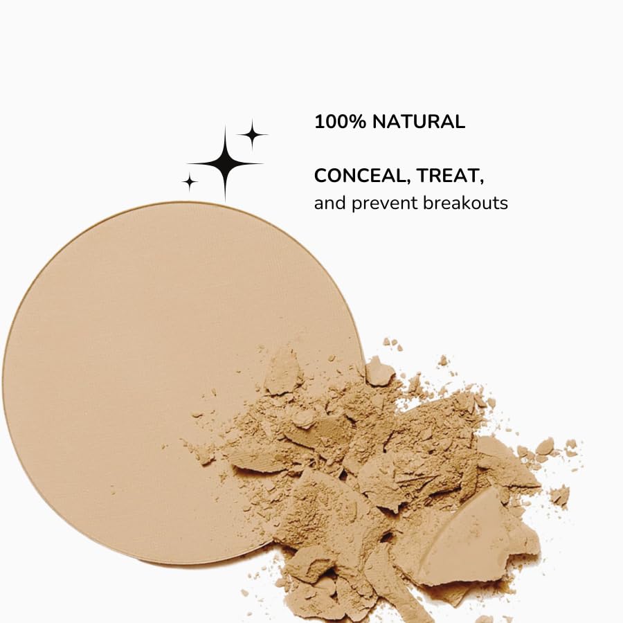 Emani Flawless Matte Powder Foundation - Mineral Compact Makeup for Sensitive Skin, Buildable Coverage, Shine Control, Long-Lasting Finish Up Beauty & Personal Care Emani
