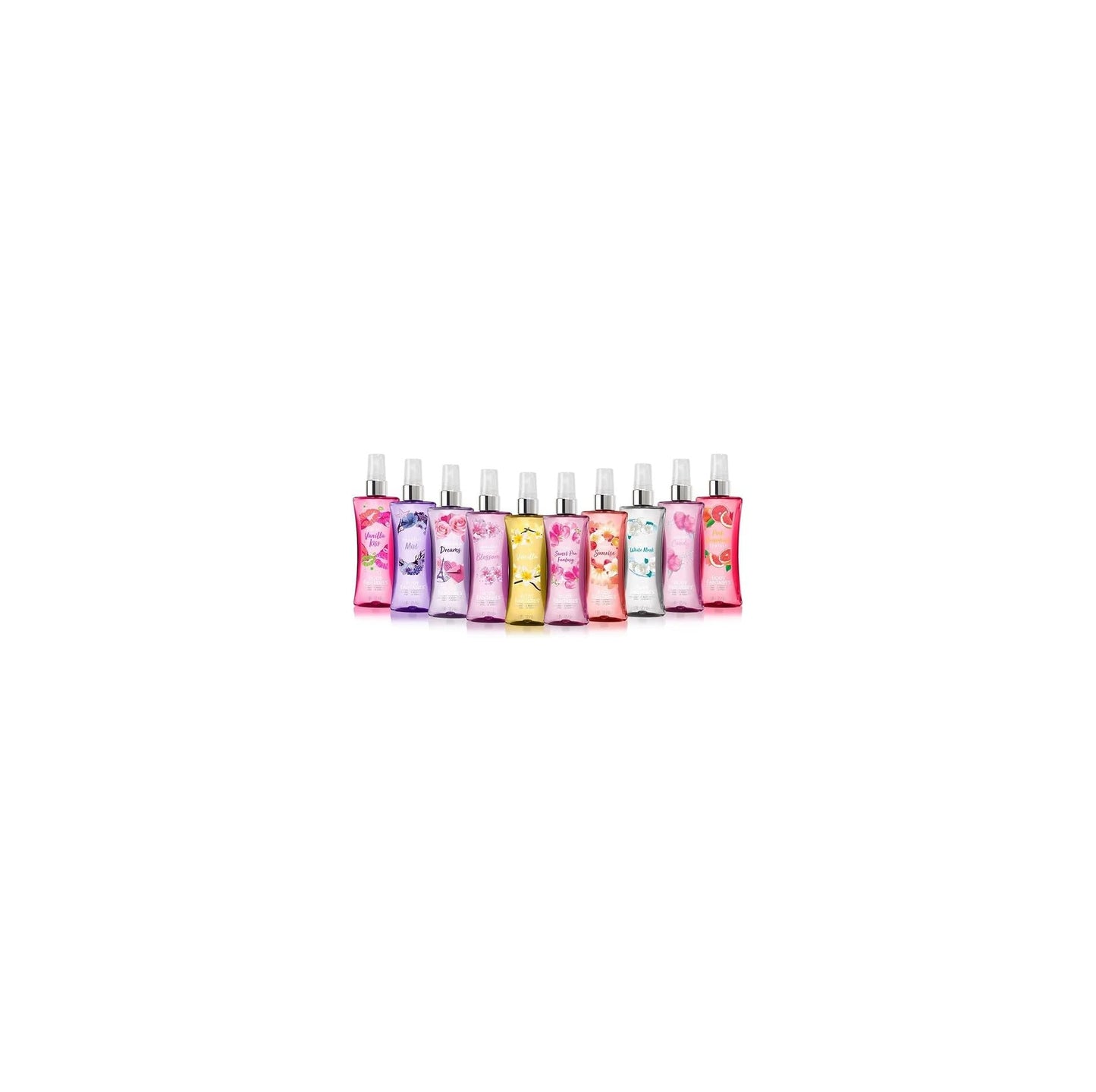Body Fantasies Pink Vanilla Kiss Fantasy Body Spray Beauty & Personal Care Body Fantasies