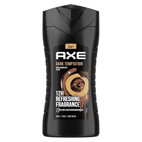 Axe Shower Gel 8.45Oz (250Ml) Dark Temptation 3-Pack Beauty & Personal Care AXE