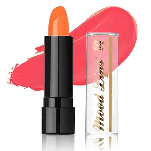Mood Lips Color Changing Lipstick | Long Lasting Lip Stain Effect | 12 Hour Wear | Magic pH Tint | Aloe Vera Hydrating & Moisturizing | Made in USA | Beauty & Personal Care Mood Lips