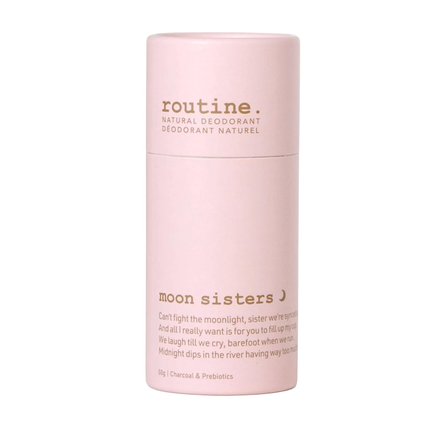 Routine. Natural Deodorant Moon Sisters (Activated Charcoal) Deo Stick - 1.7 Fluid Oz. Natural Deodorant Aluminum Free Natural Deodorant For Women Beauty and Personal Care Routine