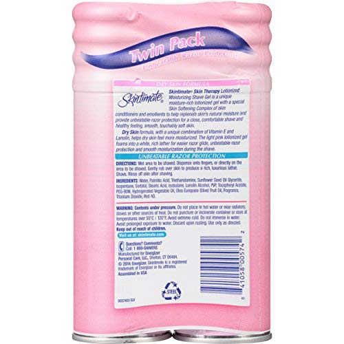 Skintimate DrySkin Shave Gel for Women (Pack of 2) Beauty and Personal Care Skintimate