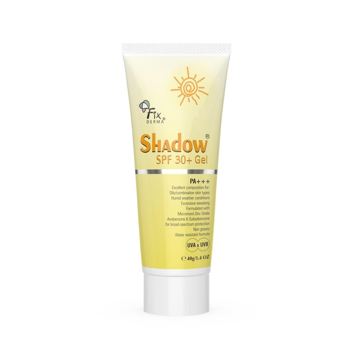 THRU Shadow Sunscreen SPF 30+ Gel Sunscreen For Oily Skin, Sun Screen Protector SPF 30 For Body & Face, Broad Spectrum For UVA & UVB Protection Non Beauty & Personal Care THRU