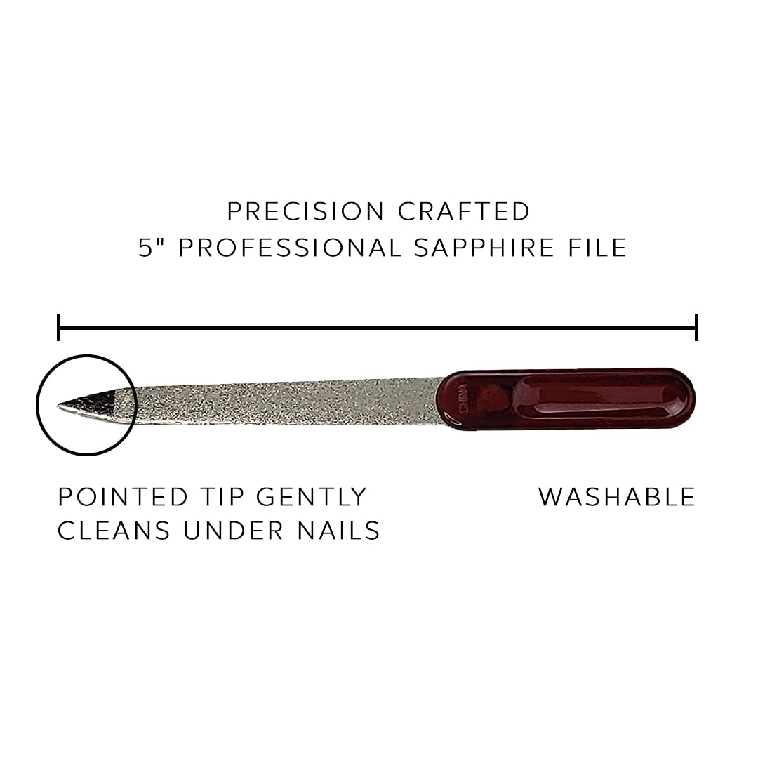 Professional Double Sided Sapphire Nail File Manicure Pedicure Finger & Toe Nail by DreamCut Beauty & Personal Care DreamCut