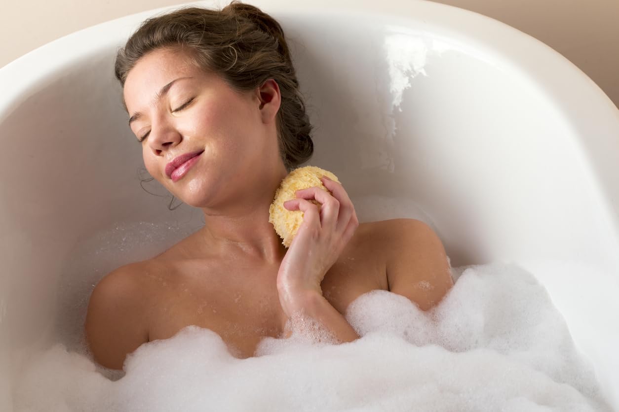 Spa Destinations Natural Sea Wool Sponge 5-6" Natural Renewable Resource Bath & Shower Beauty & Personal Care Spa Destinations