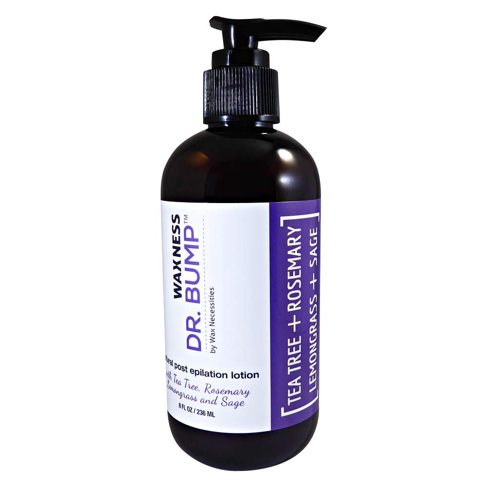 Waxness Dr. Bump Natural Pre & Post Waxing Kit Lotion 8 fl oz (236 ml) + Cleansing Oil 4 fl oz (118 ml) - Professional Skin Care - Made in USA Beauty and Personal Care Wax Necessities