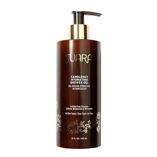 Juara Candlenut Hydrating Shower Gel - Sulfate Free Body Wash 12oz - Moisturizing Coconut Body Wash - Natural Shower Gel for Sensitive Skin - Paraben Beauty & Personal Care Juara